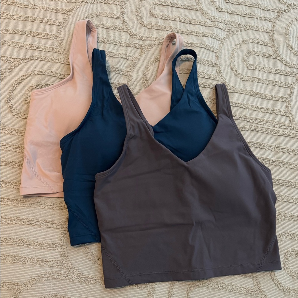 Padded tank tops 3pcs